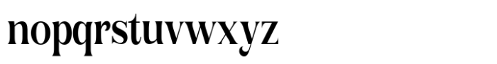 Rogersa Medium Semi Condensed Font LOWERCASE