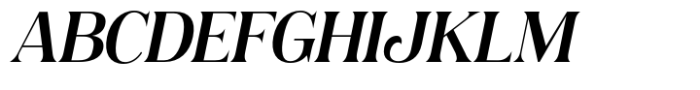 Rogersa Medium Slant Font UPPERCASE