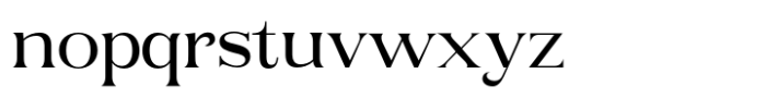 Rogersa Semi Expanded Font LOWERCASE