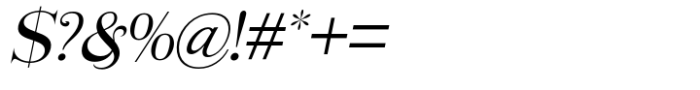 Rogersa Slant Font OTHER CHARS