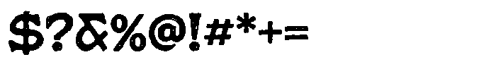 Roghen Font OTHER CHARS