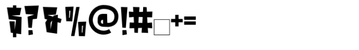 Rogient Block Font OTHER CHARS