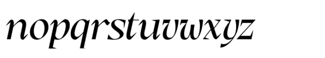 Rogik Italic Font LOWERCASE