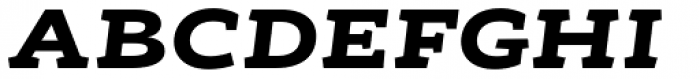 RoglianoPro Expanded Black Italic Font UPPERCASE