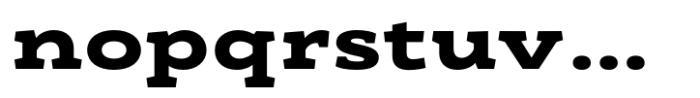 RoglianoPro Expanded Black Font LOWERCASE