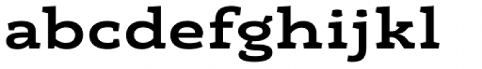 RoglianoPro Expanded Extra Bold Font LOWERCASE