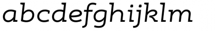 RoglianoPro Expanded Italic Font LOWERCASE