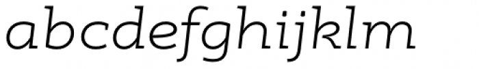 RoglianoPro Expanded Light Italic Font LOWERCASE