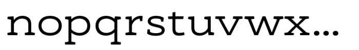 RoglianoPro Expanded Regular Font LOWERCASE