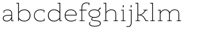 RoglianoPro Expanded Thin Font LOWERCASE
