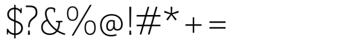 RoglianoPro Normal Extra Light Font OTHER CHARS