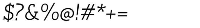RoglianoPro Normal Light Italic Font OTHER CHARS