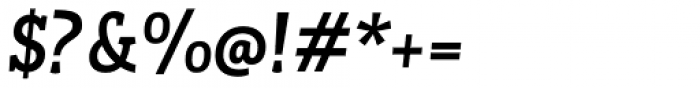 RoglianoPro Semi Condensed Bold Italic Font OTHER CHARS