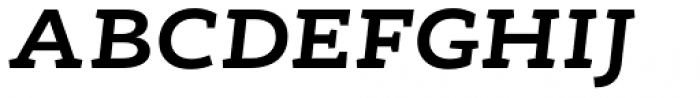 RoglianoPro Semi Expanded Extra Bold Italic Font UPPERCASE