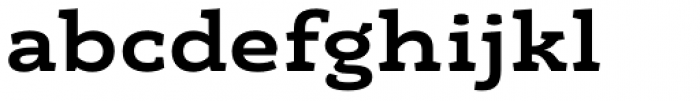 RoglianoPro Semi Expanded Extra Bold Font LOWERCASE