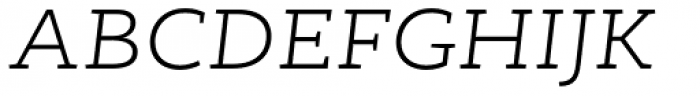 RoglianoPro Semi Expanded Light Italic Font UPPERCASE