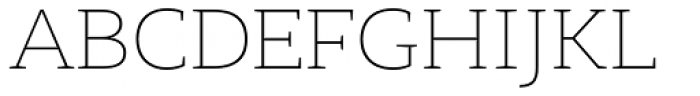RoglianoPro Semi Expanded Thin Font UPPERCASE