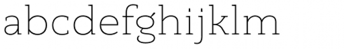 RoglianoPro Semi Expanded Thin Font LOWERCASE