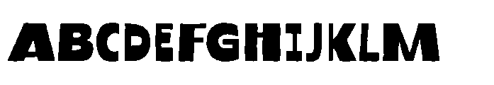 Rogly Font UPPERCASE