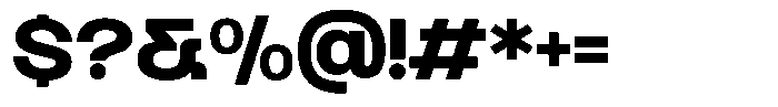Rogta Modern Bold Font OTHER CHARS