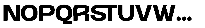 Rogta Modern Bold Font UPPERCASE