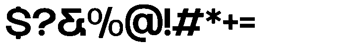 Rogta Modern Medium Font OTHER CHARS