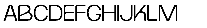 Rogta Modern Thin Font UPPERCASE