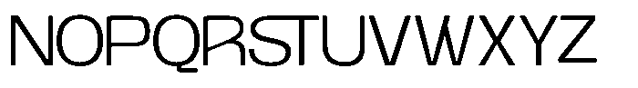Rogta Modern Thin Font UPPERCASE
