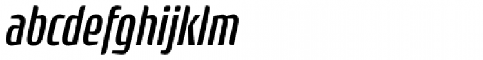 Rogue Sans Cond Light Italic Font LOWERCASE