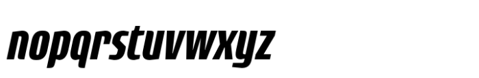 Rogue Sans Nova Bold Condensed Italic Font LOWERCASE
