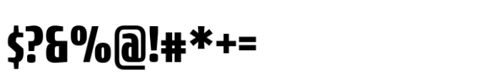 Rogue Sans Nova Bold Condensed Font OTHER CHARS