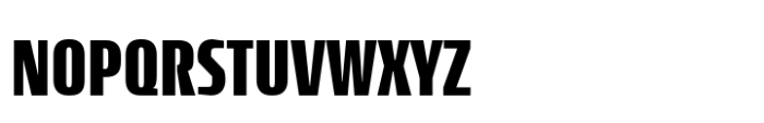 Rogue Sans Nova Bold Condensed Font UPPERCASE