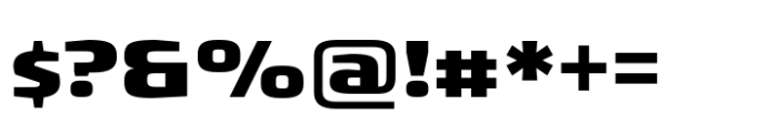 Rogue Sans Nova Bold Extended Font OTHER CHARS