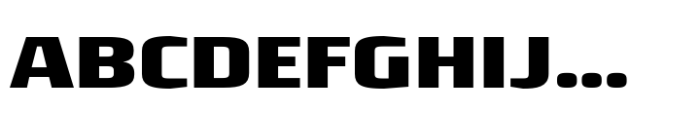 Rogue Sans Nova Bold Extended Font UPPERCASE