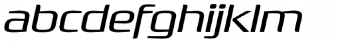 Rogue Sans Nova Light Extended Italic Font LOWERCASE