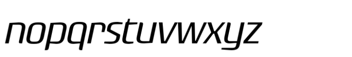 Rogue Sans Nova Light Italic Font LOWERCASE