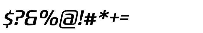 Rogue Sans Nova Medium Italic Font OTHER CHARS