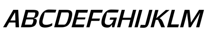 Rogy Regular Italic Font UPPERCASE