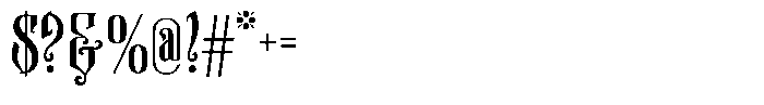 Rohang PRO Font OTHER CHARS