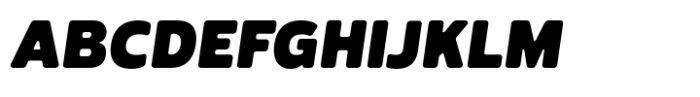 Rohyt Black Italic Font UPPERCASE