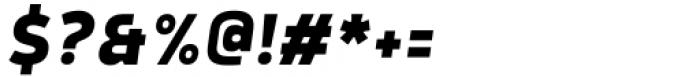 Rohyt Geometric Bold Italic Font OTHER CHARS