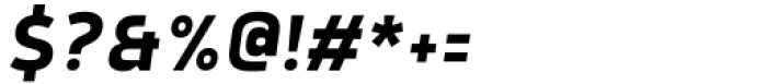 Rohyt Geometric Italic Font OTHER CHARS