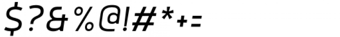Rohyt Geometric Light Italic Font OTHER CHARS