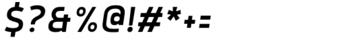 Rohyt Geometric SemiLight Italic Font OTHER CHARS