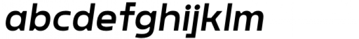 Rohyt Geometric SemiLight Italic Font LOWERCASE