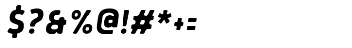 Rohyt Slim Italic Font OTHER CHARS