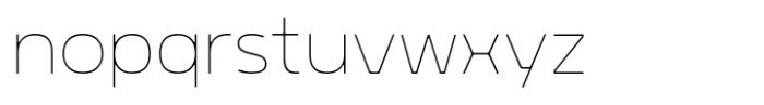 Rohyt Thin Font LOWERCASE