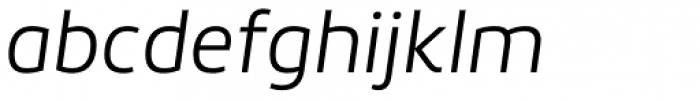 Roihu Light Italic Font LOWERCASE