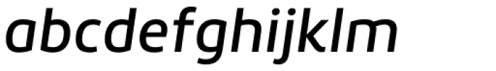 Roihu Medium Italic Font LOWERCASE