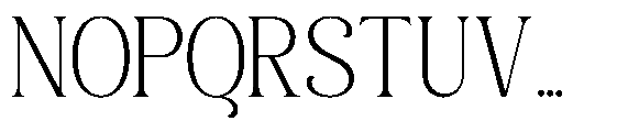 Roilega Extra Light Font UPPERCASE